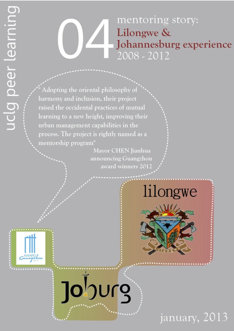 Cover PLN #4 - Mentoring Story: Lilongwe & Johannesburg Experience 2008-2012