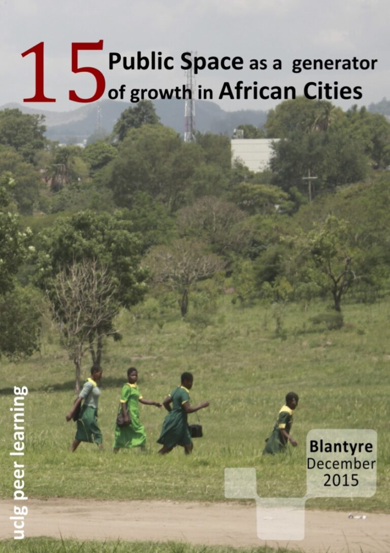 Cover PLN #15 - Public Space as a generator of growth in African Cities