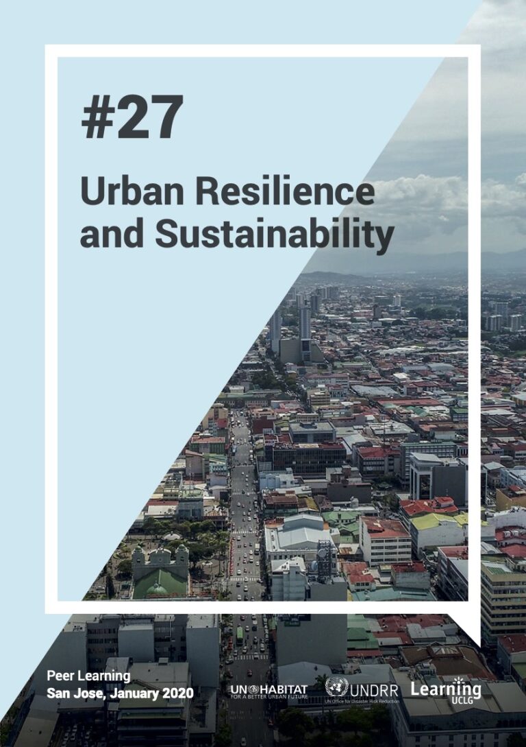 Cover PLN #27 - Urban Resilience and Sustainability